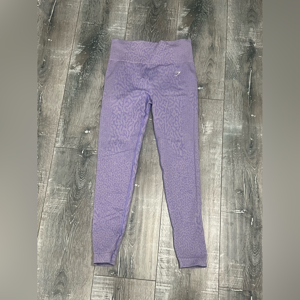 Gymshark Purple Animal Print Leggings